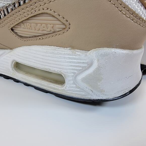 Nike Air Max 90 United In Victory White Hemp FB2617-100 Women’s Size 7 Sneakers - Picture 12 of 13